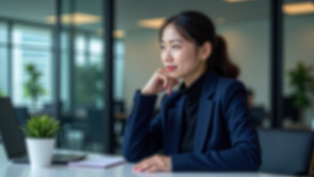 Woman writing notes at desk with a thoughtful expression, capturing the emotional reflection aspect of communication